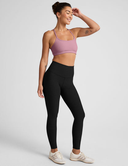 Spacedye Slim Racerback Yoga Bra: Soft, Supportive, Moisture-Wicking Fitness Essential