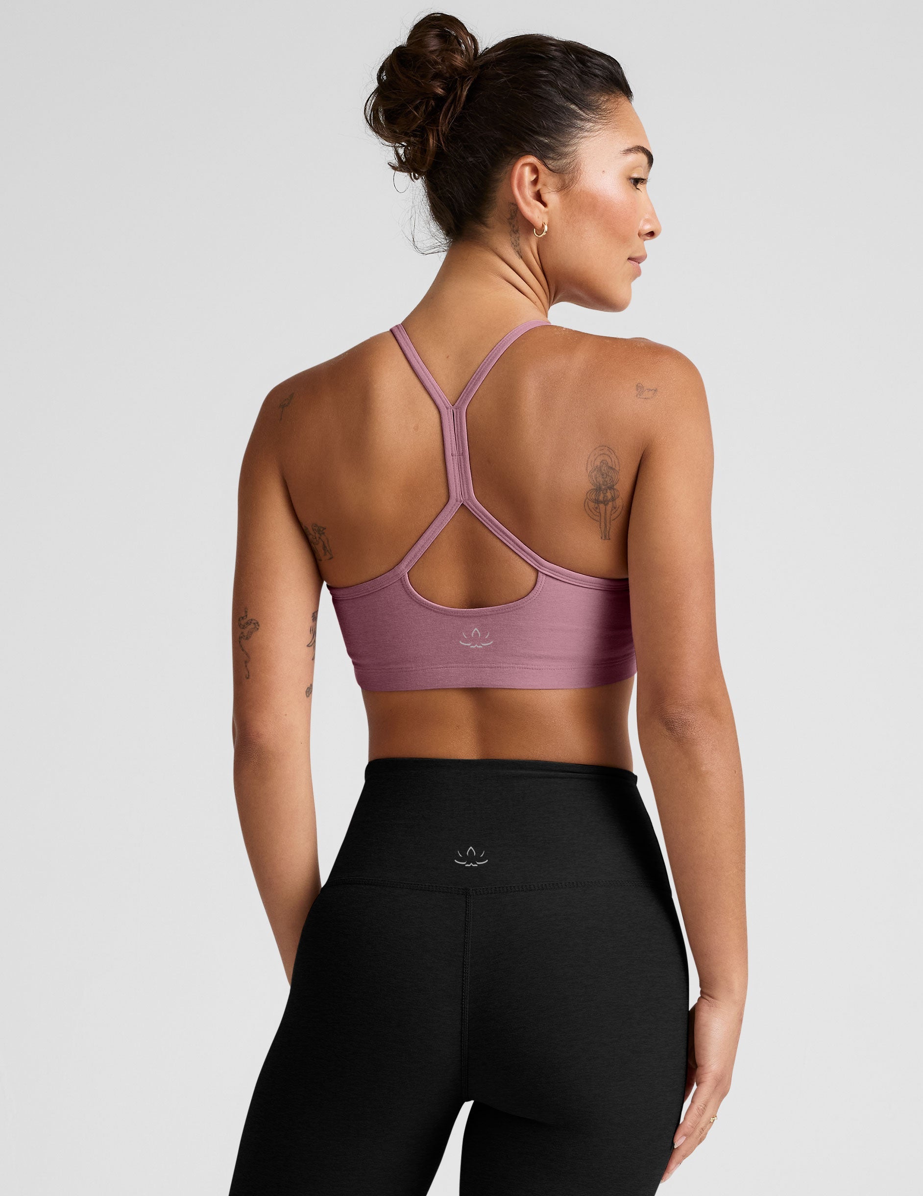 Spacedye Slim Racerback Yoga Bra: Soft, Supportive, Moisture-Wicking Fitness Essential