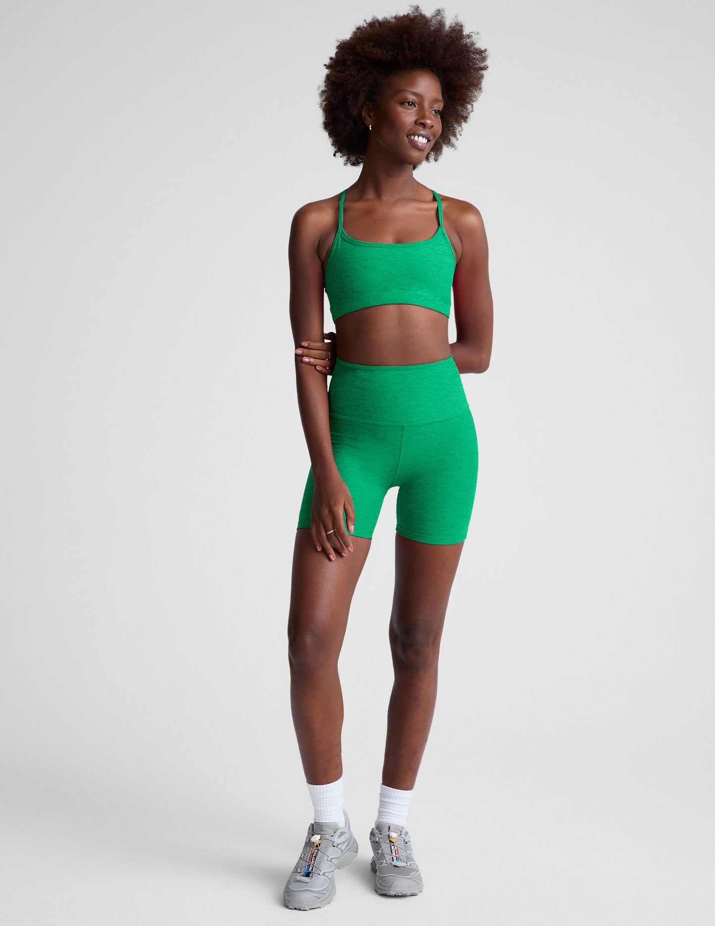 Beyond Yoga Spacedye Slim Racerback Bra: Soft, Supportive, Moisture-Wicking, Keyhole Back Design