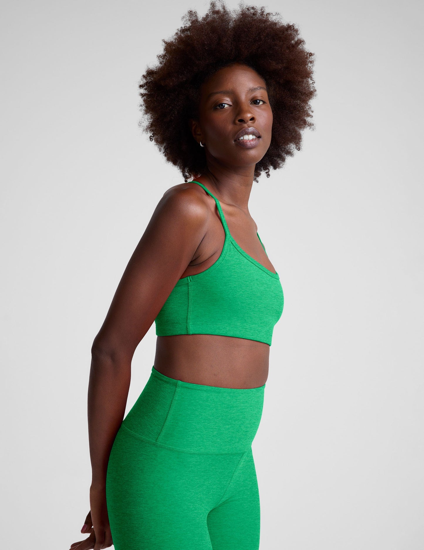 Beyond Yoga Spacedye Slim Racerback Bra: Soft, Supportive, Moisture-Wicking, Keyhole Back Design