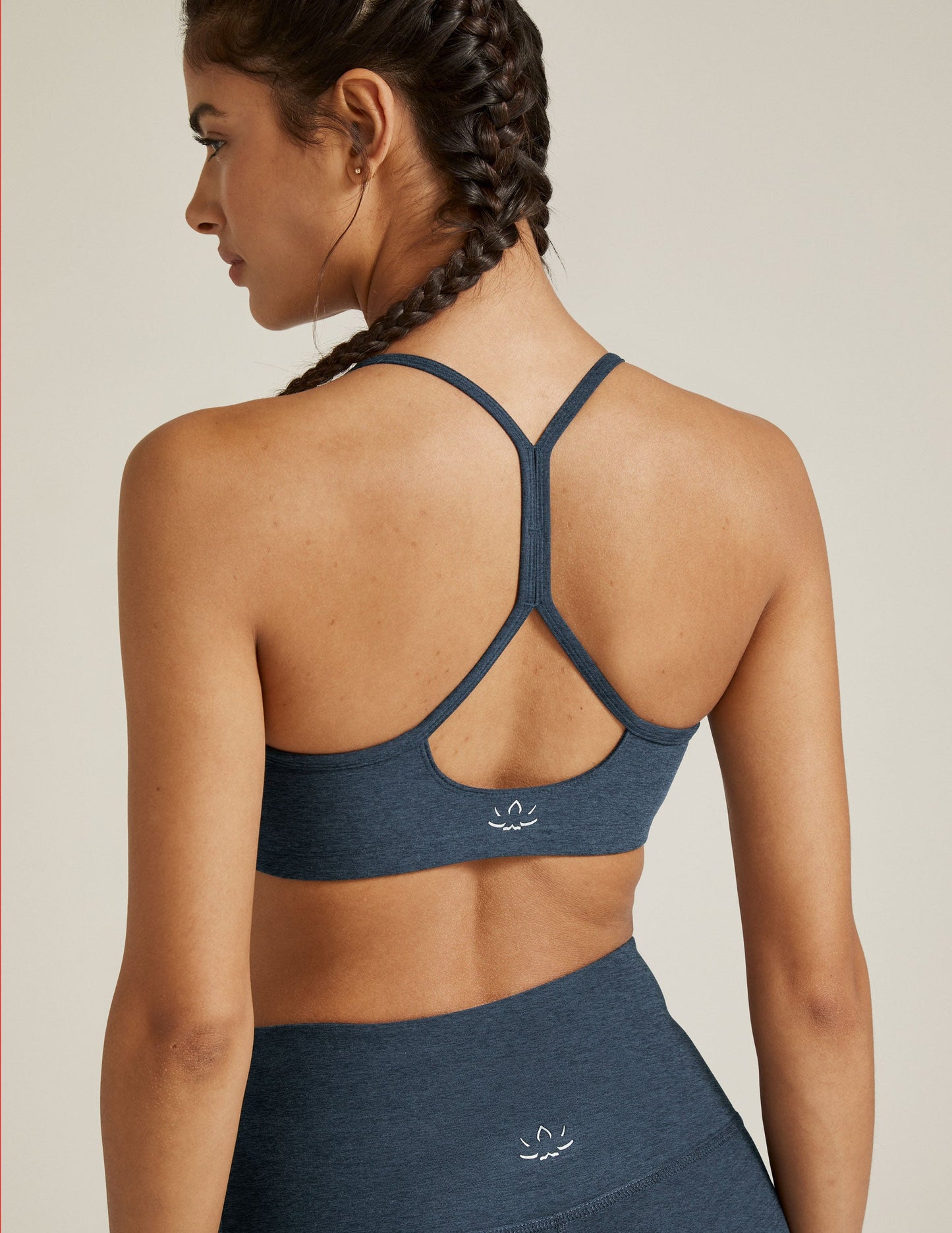Ultra-Soft Spacedye Racerback Bra: Lightweight, Supportive, Moisture-Wicking for Yoga