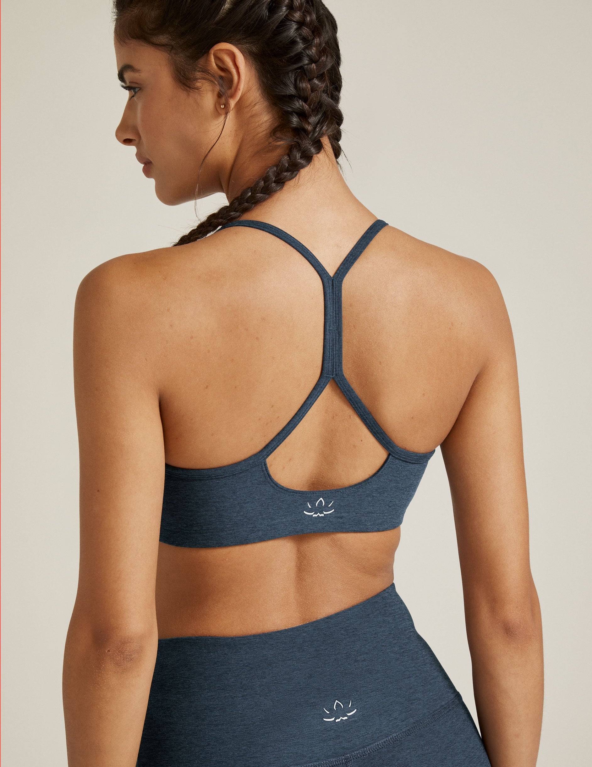 Ultra-Soft Spacedye Racerback Bra: Lightweight, Supportive, Moisture-Wicking for Yoga