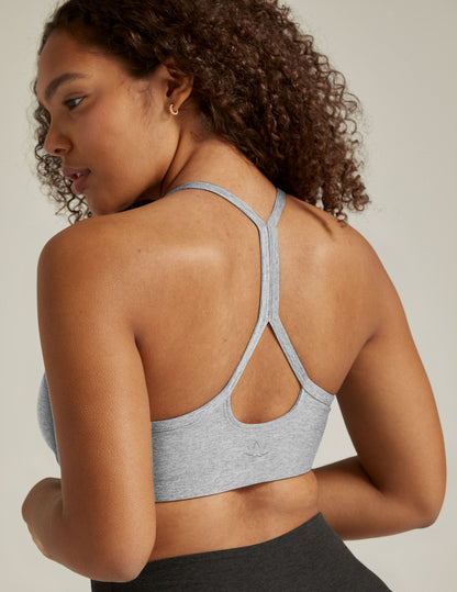 Ultimate Spacedye Slim Racerback Bra: Yoga Activewear, Medium Support, Keyhole Back