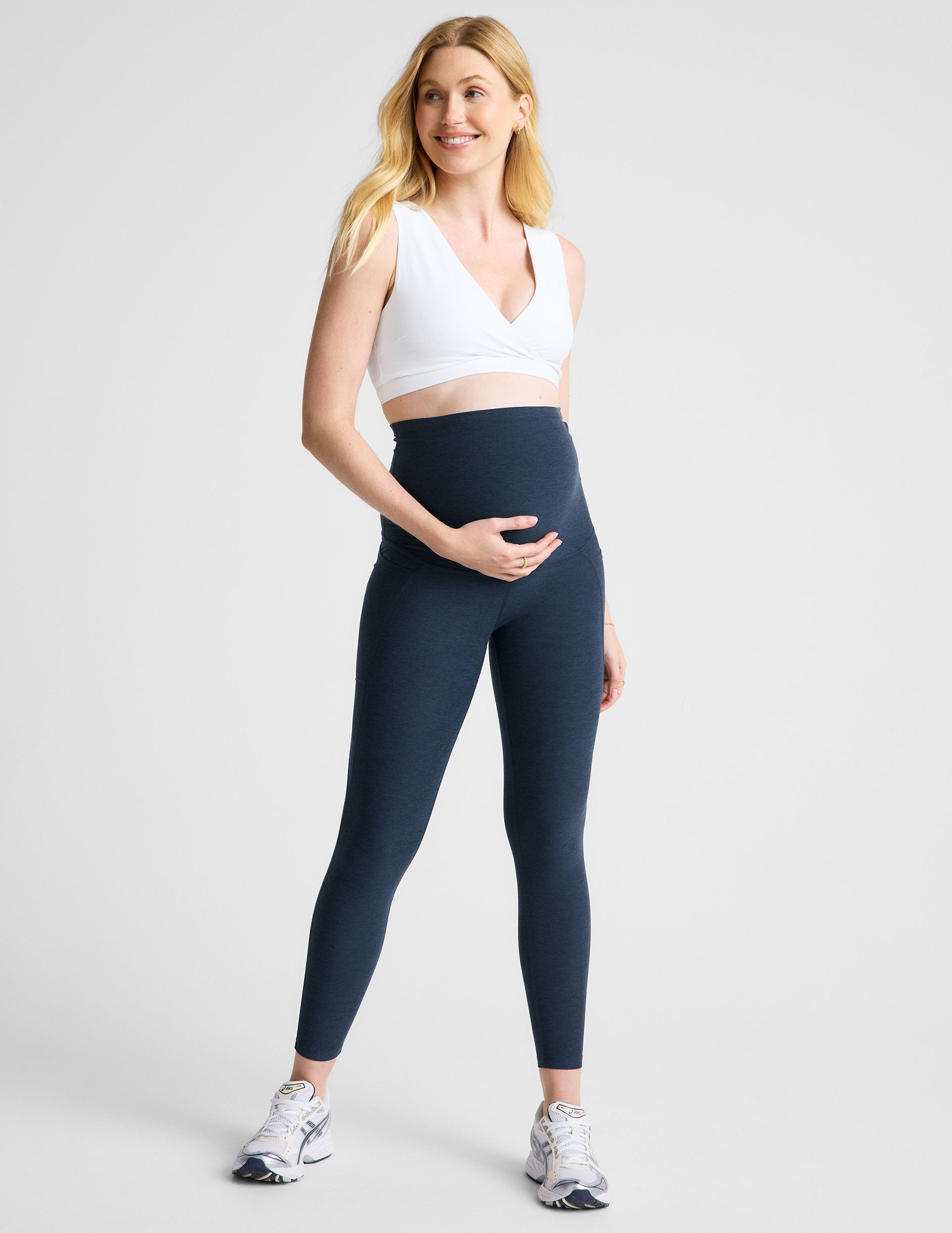Super Soft Spacedye Criss-Crossover Maternity Nursing Bra for Easy Feeding