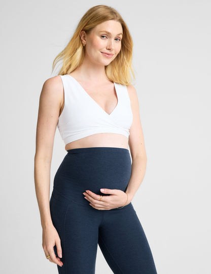 Super Soft Spacedye Criss-Crossover Maternity Nursing Bra for Easy Feeding