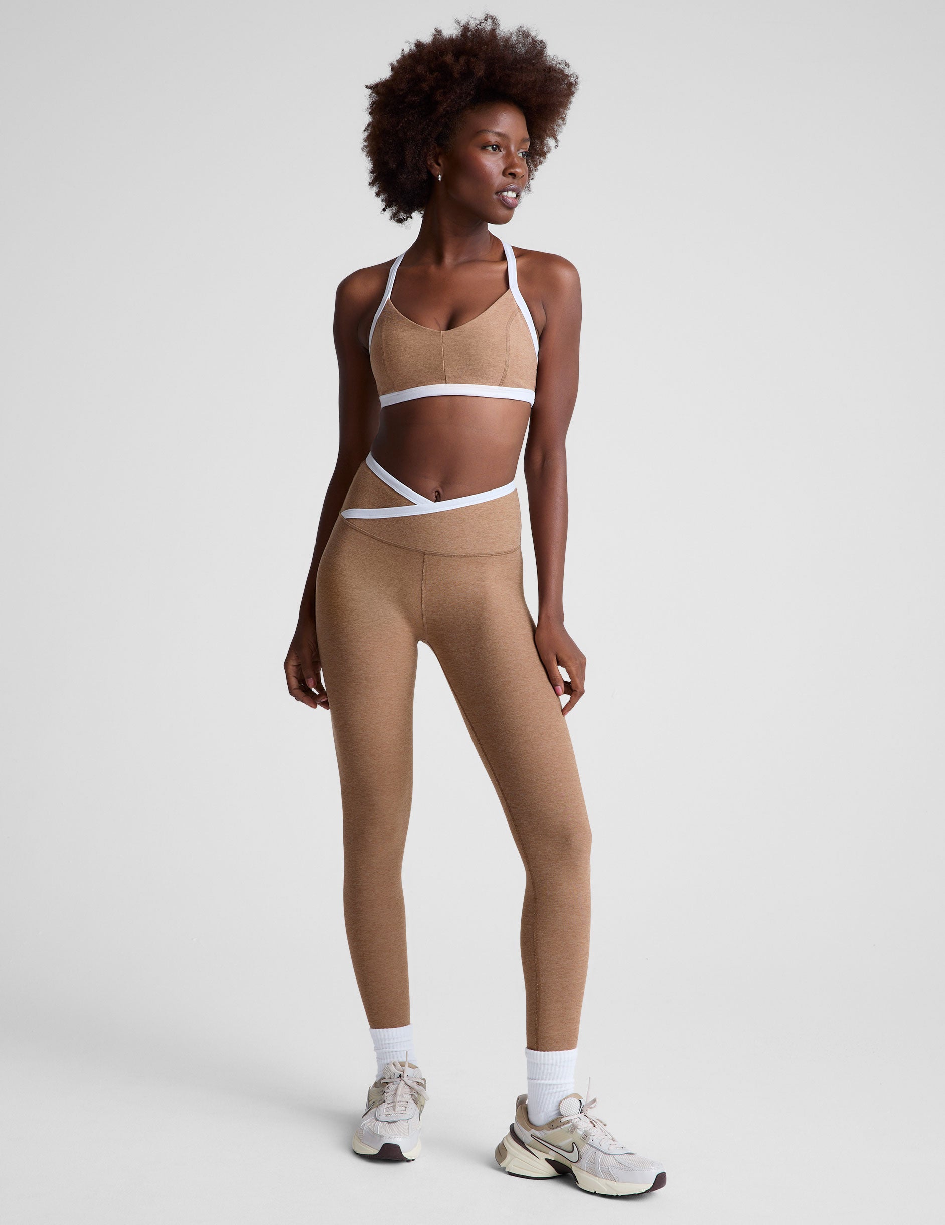 Beyond Yoga Spacedye Outlines V-Neck Active Bra with Medium Support