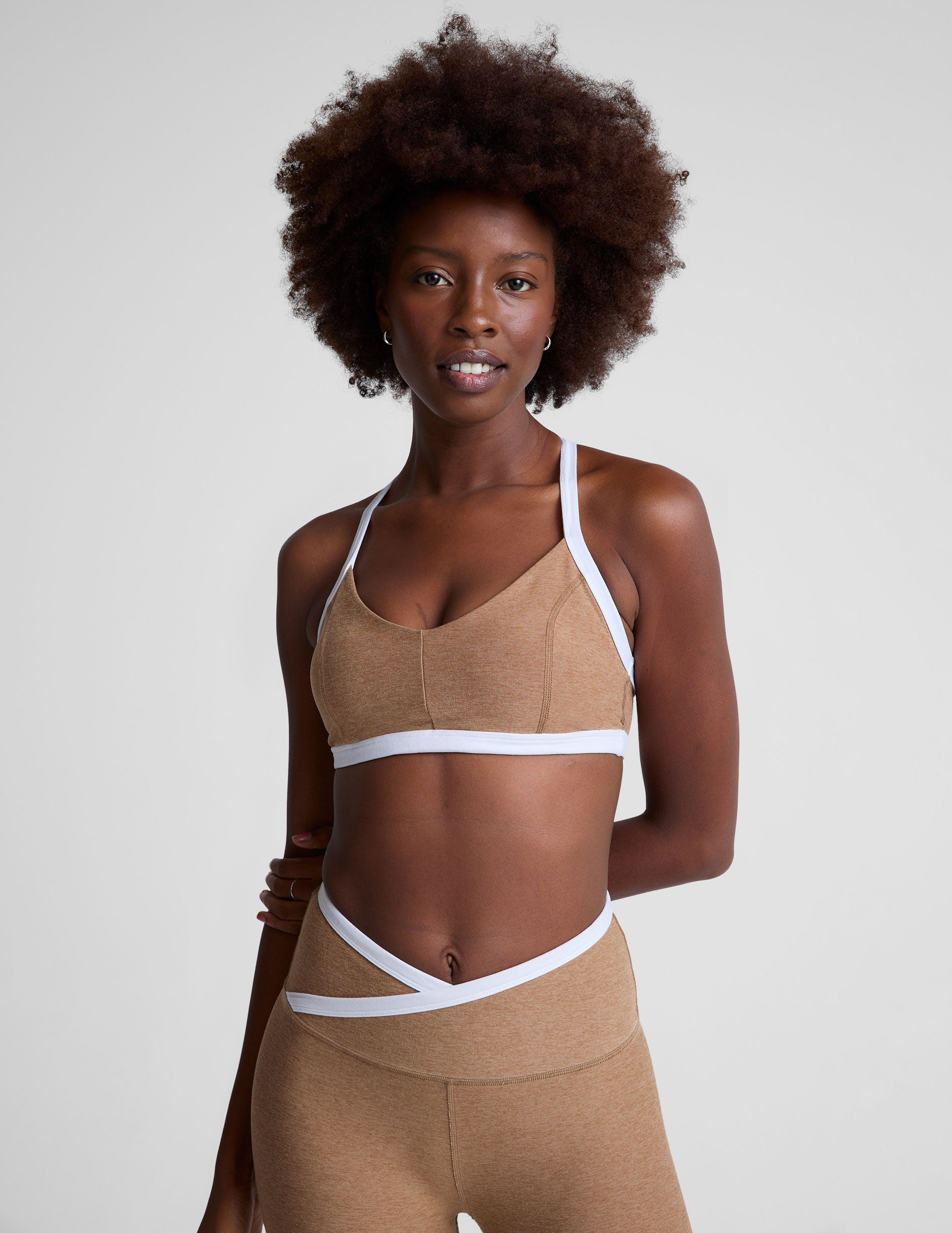 Beyond Yoga Spacedye Outlines V-Neck Active Bra with Medium Support