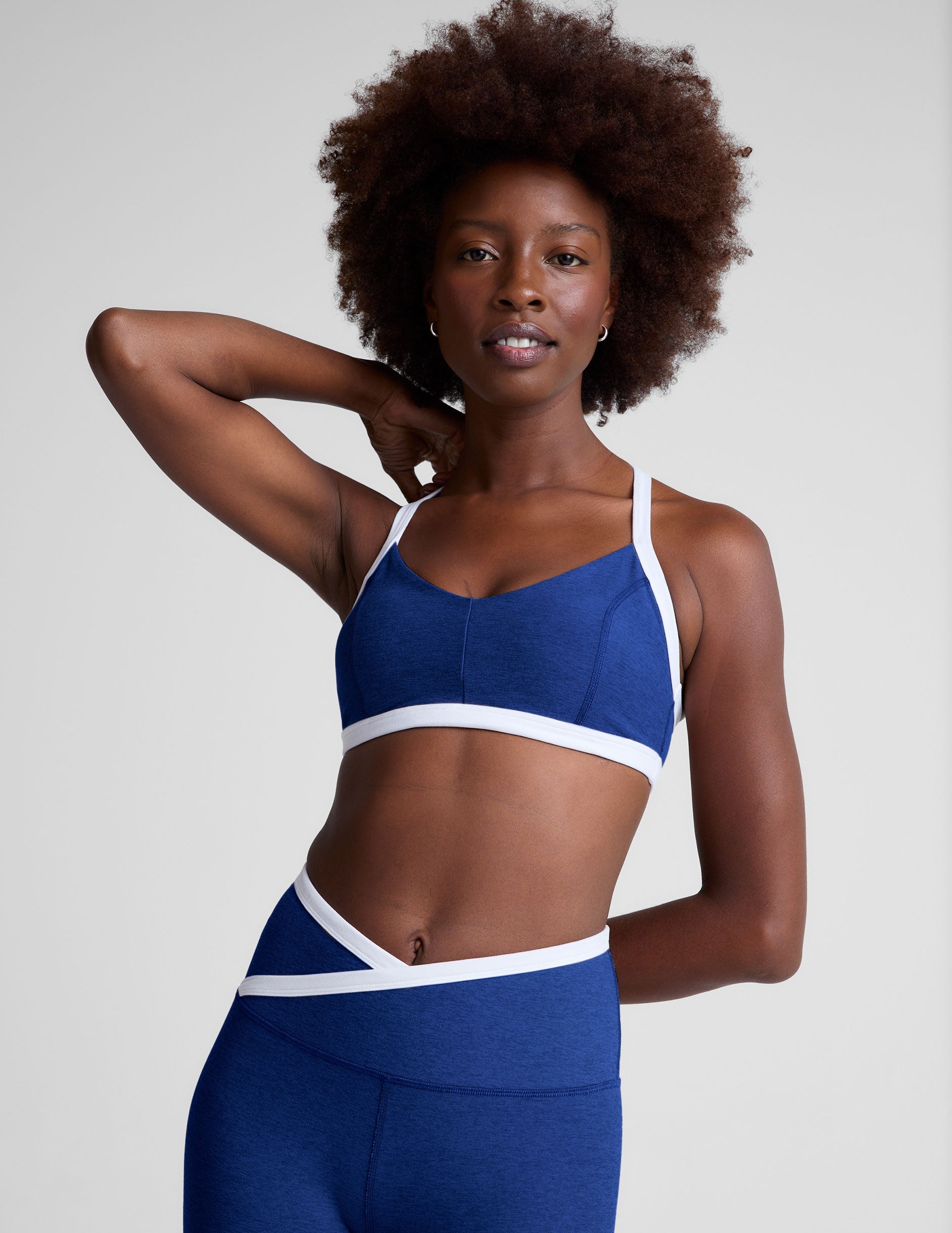Beyond Yoga Spacedye Outlines Bra: Medium Support V-Neck Active Comfort