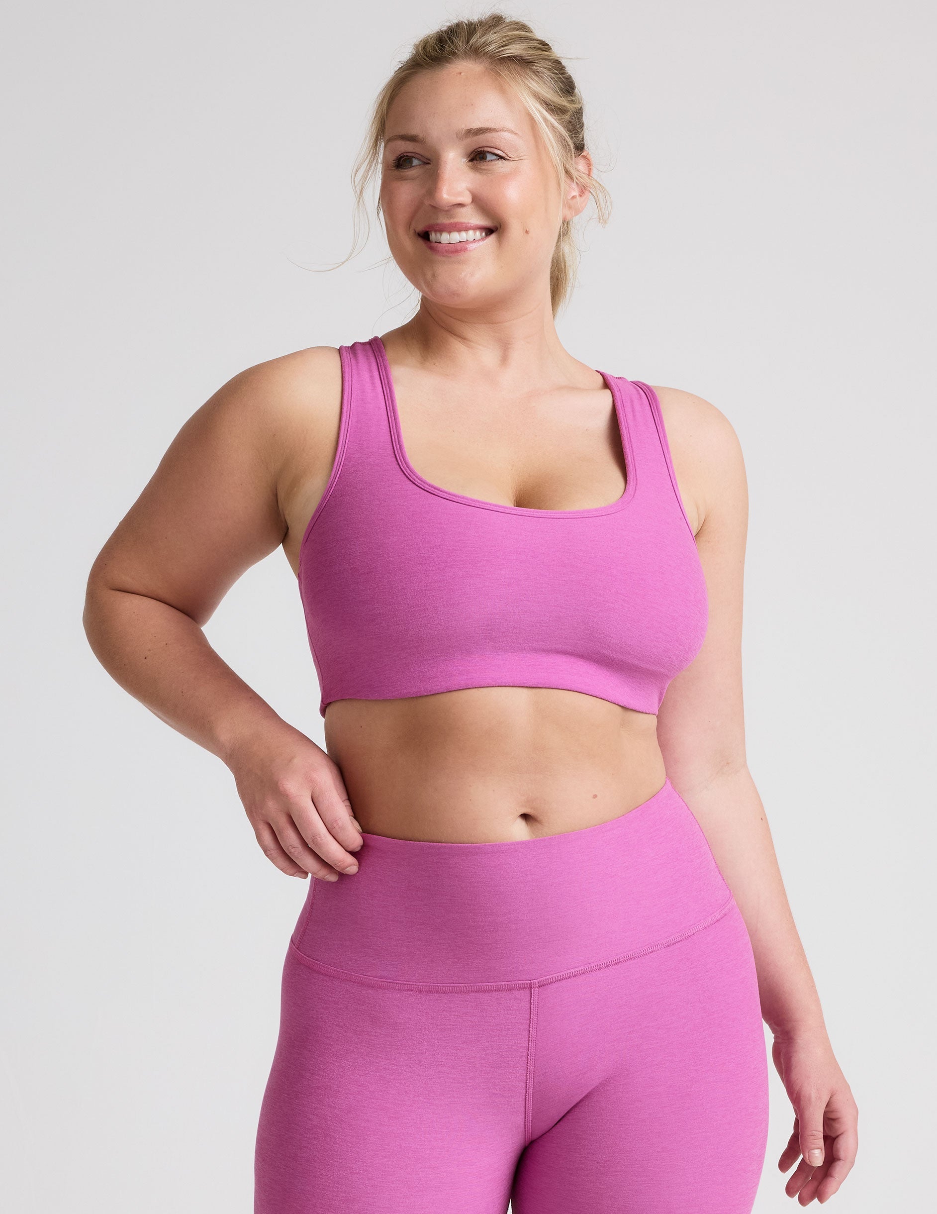 Beyond Yoga Spacedye Simplicity Bra: Racerback, Medium Support, 2-Inch Hemband