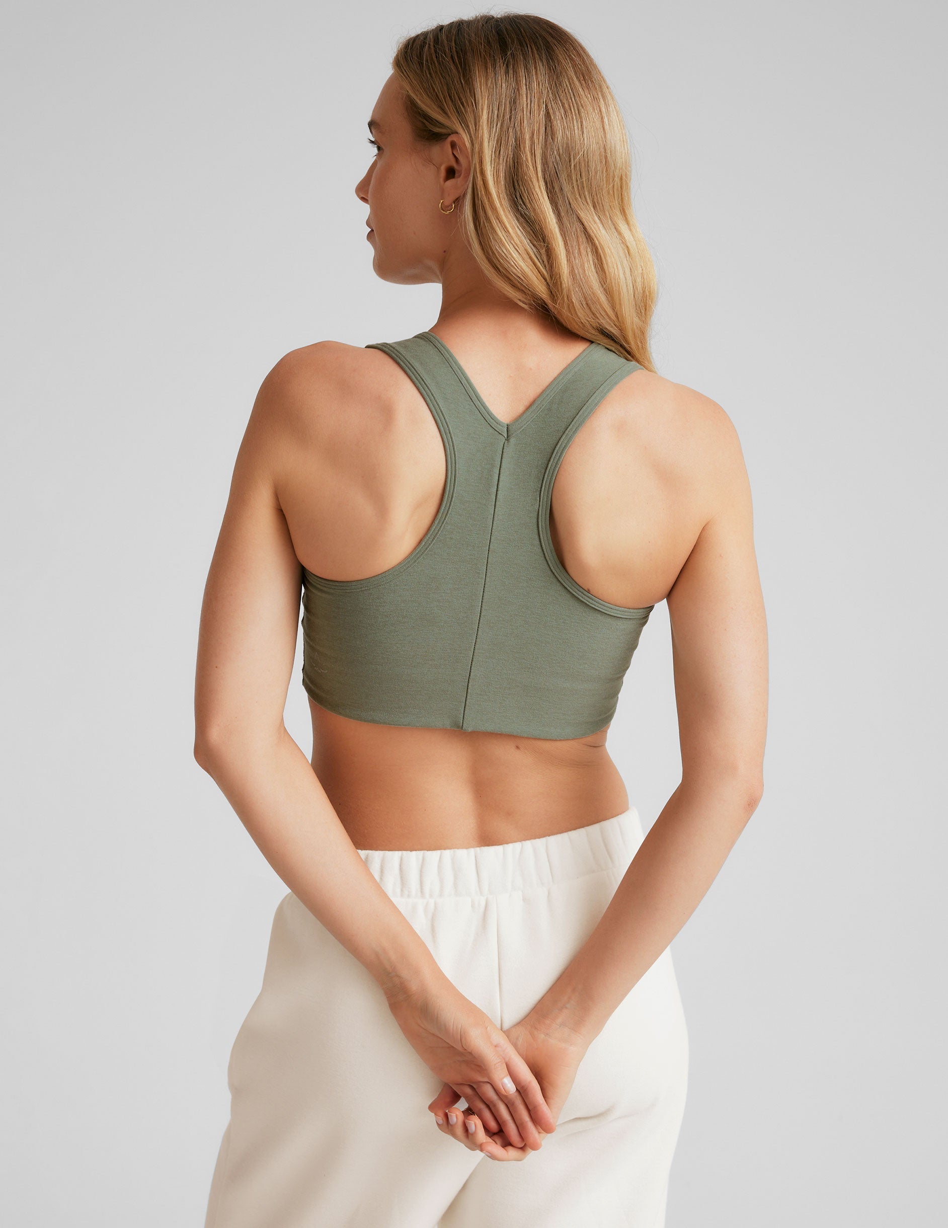 Comfortable Spacedye Simplicity Racerback Bra for Medium Support Activewear