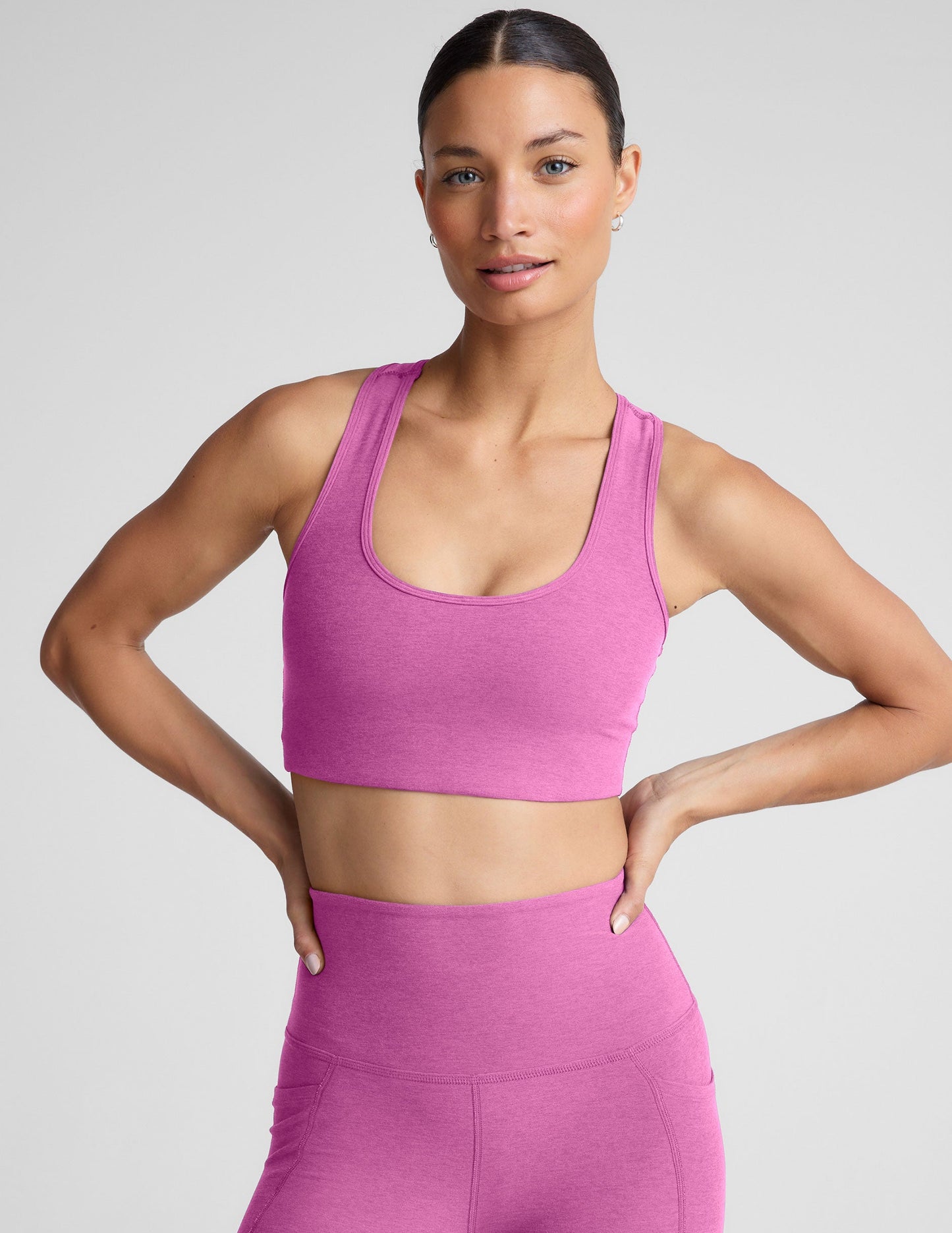 Beyond Yoga Spacedye Simplicity Bra: Racerback, Medium Support, 2-Inch Hemband