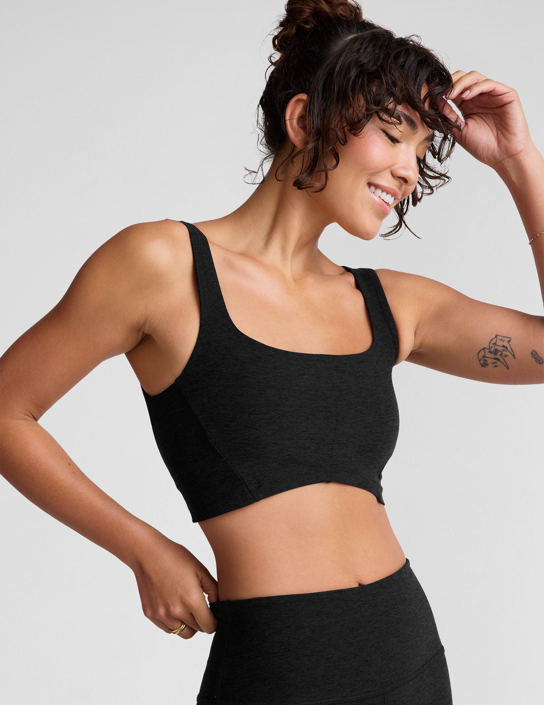 Beyond Yoga Spacedye Shape Bra: Soft, Supportive, Flattering Angled Design