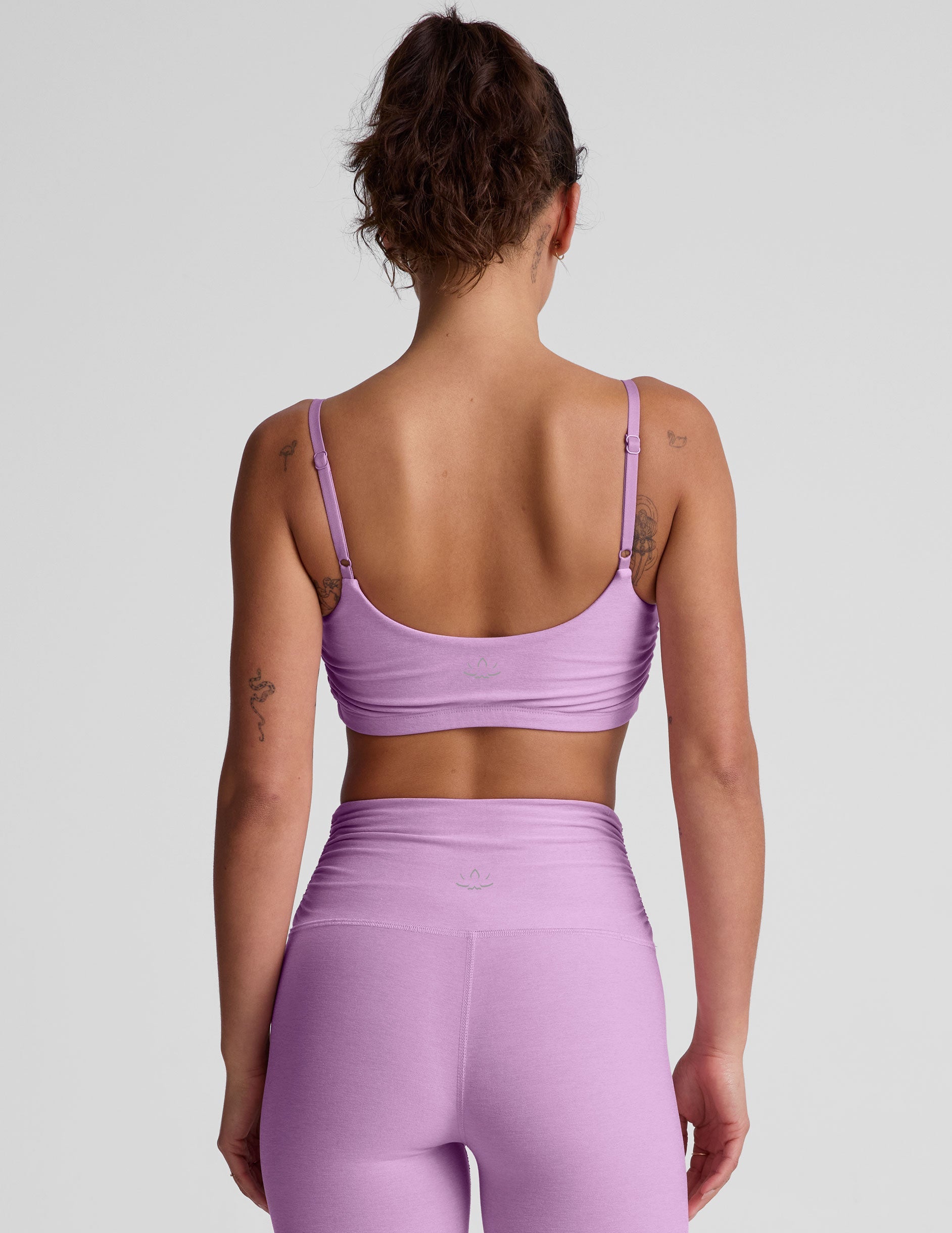 Beyond Yoga Spacedye Shirred Barre Bra: Adjustable Straps for Ultimate Active Comfort