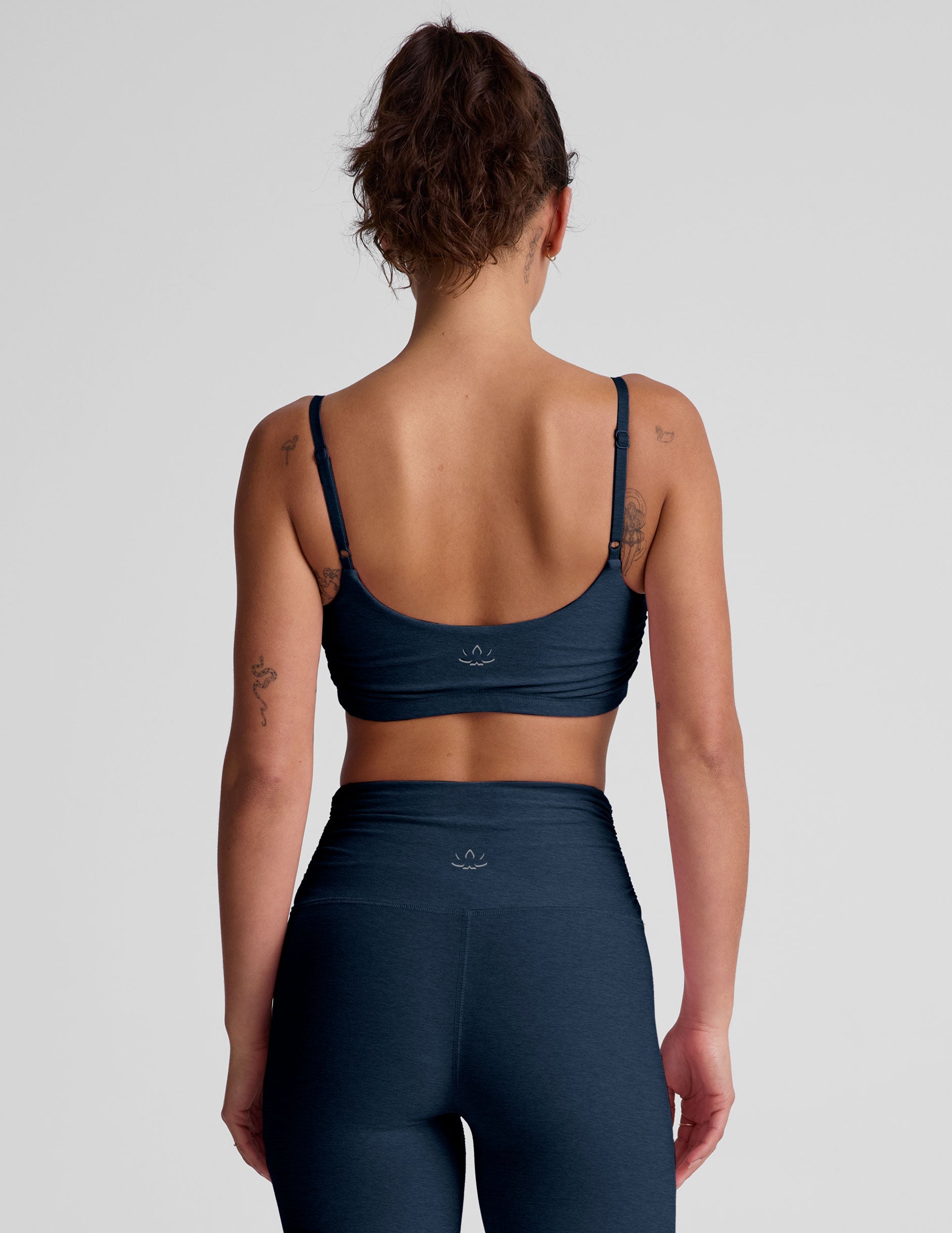Beyond Yoga Spacedye Shirred Barre Bra: Adjustable Straps, Supreme Comfort, Active Support