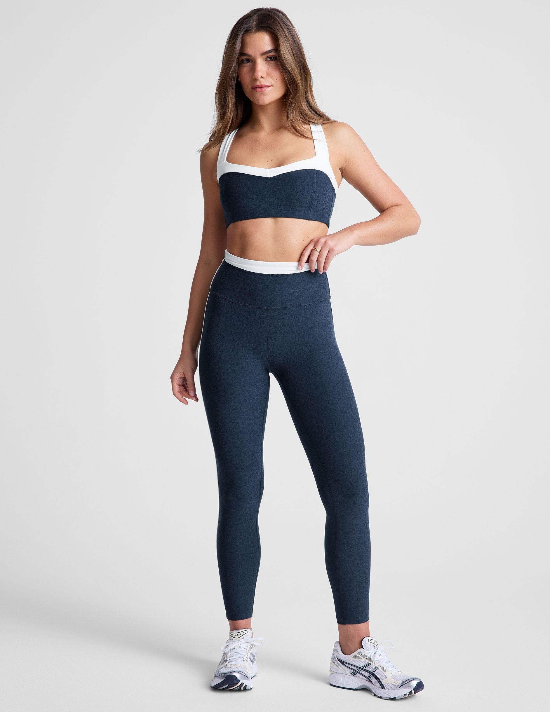 Beyond Yoga Spacedye Trophy Bra: Sweetheart Neckline, Medium Support Top