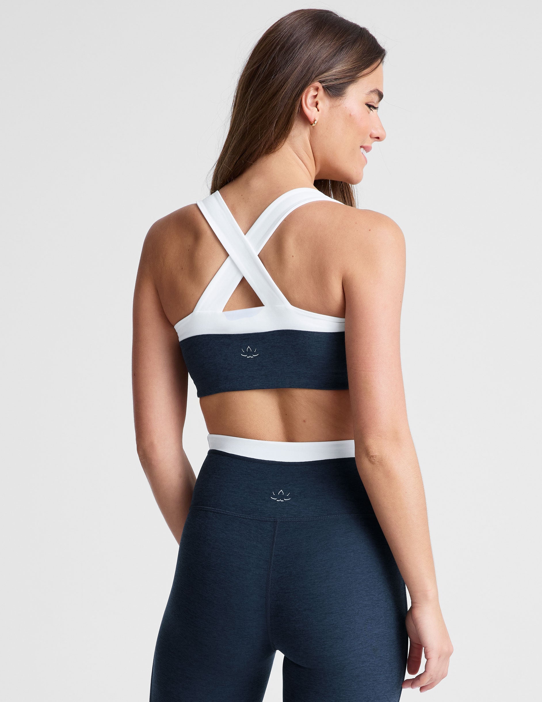 Beyond Yoga Spacedye Trophy Bra: Sweetheart Neckline, Medium Support Top