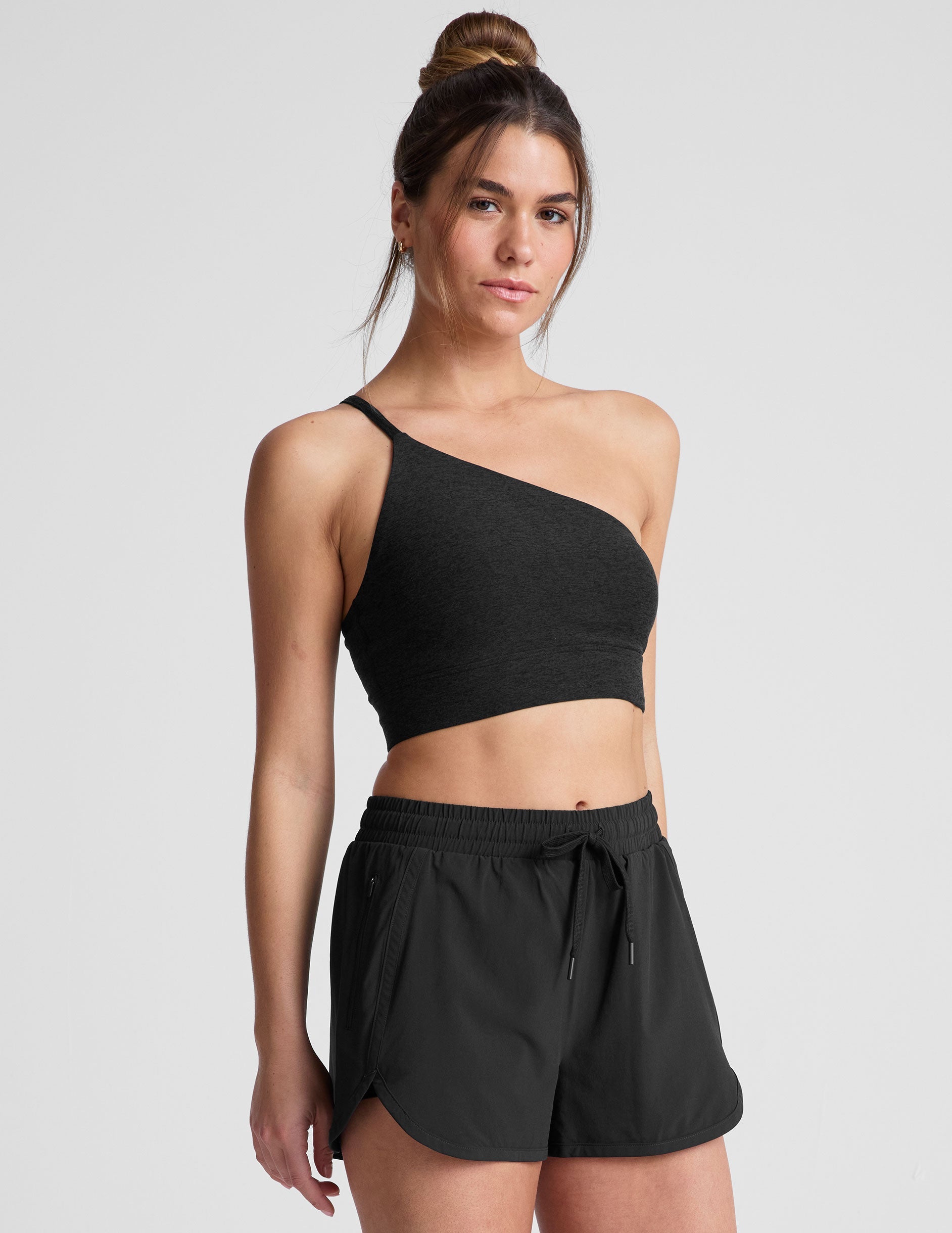 Beyond Yoga Spacedye One Shoulder Long Line Bra for Active Women