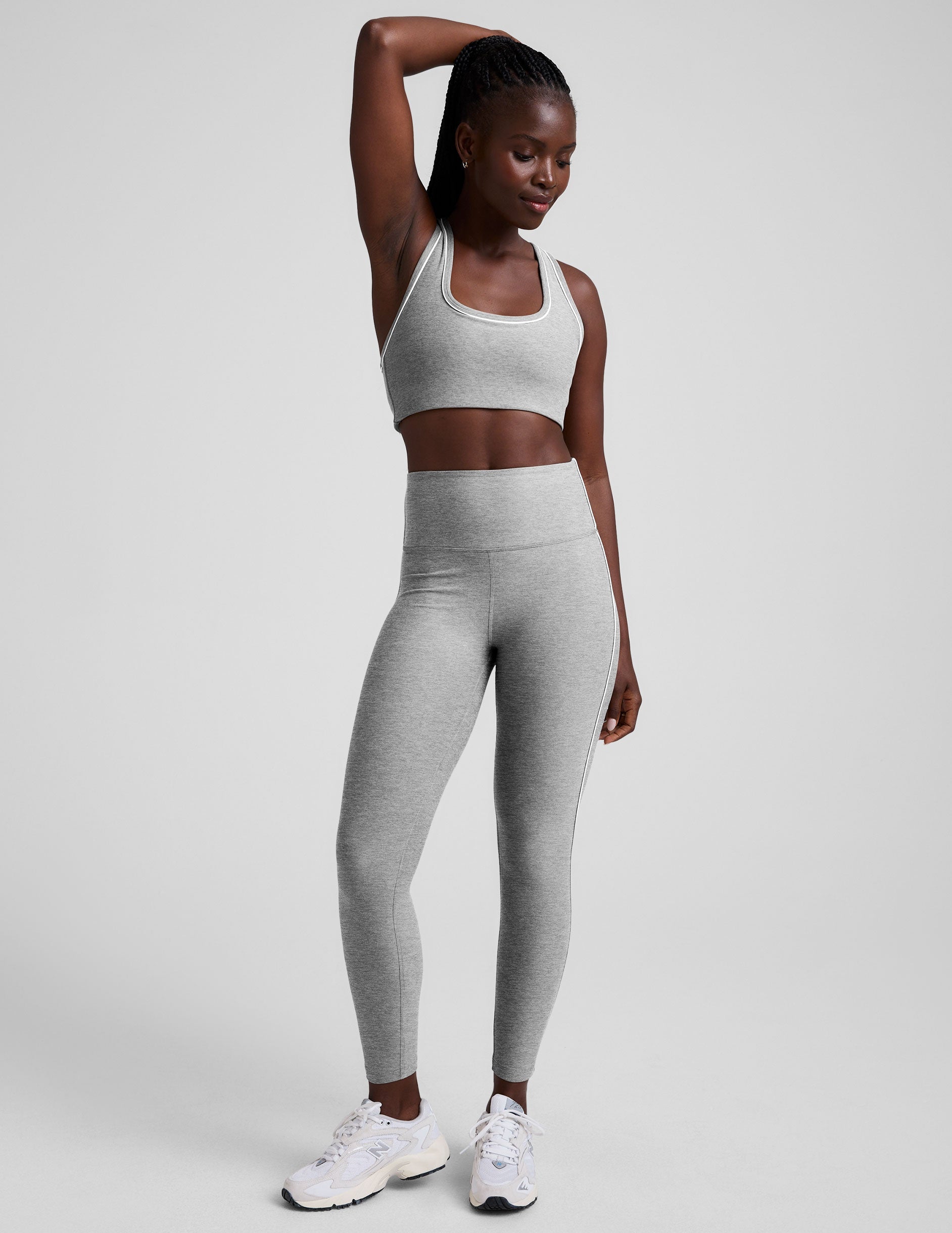 Spacedye Scoop Neck Racerback Bra - Supportive, Flexible, Stylish Activewear