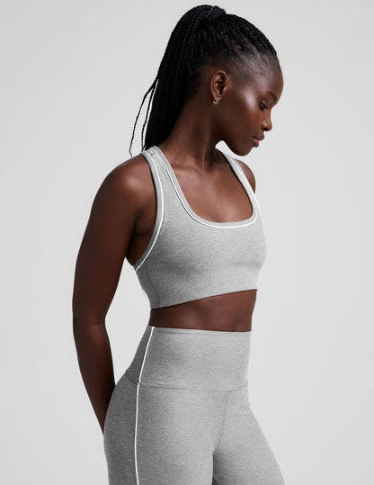 Spacedye Scoop Neck Racerback Bra - Supportive, Flexible, Stylish Activewear