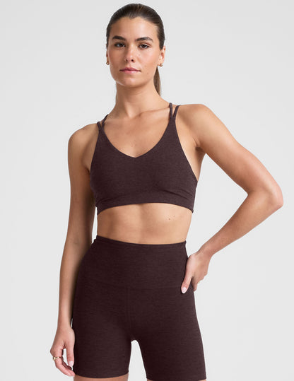 Spacedye V-Neck Crisscross Bra: Soft, Supportive, and Versatile Activewear Comfort