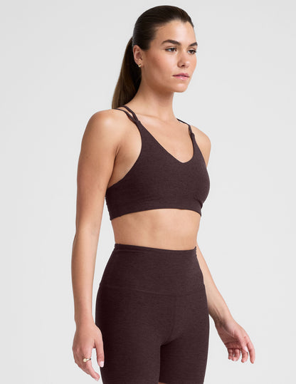 Spacedye V-Neck Crisscross Bra: Soft, Supportive, and Versatile Activewear Comfort