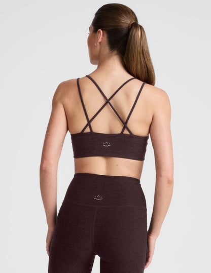 Spacedye V-Neck Crisscross Bra: Soft, Supportive, and Versatile Activewear Comfort