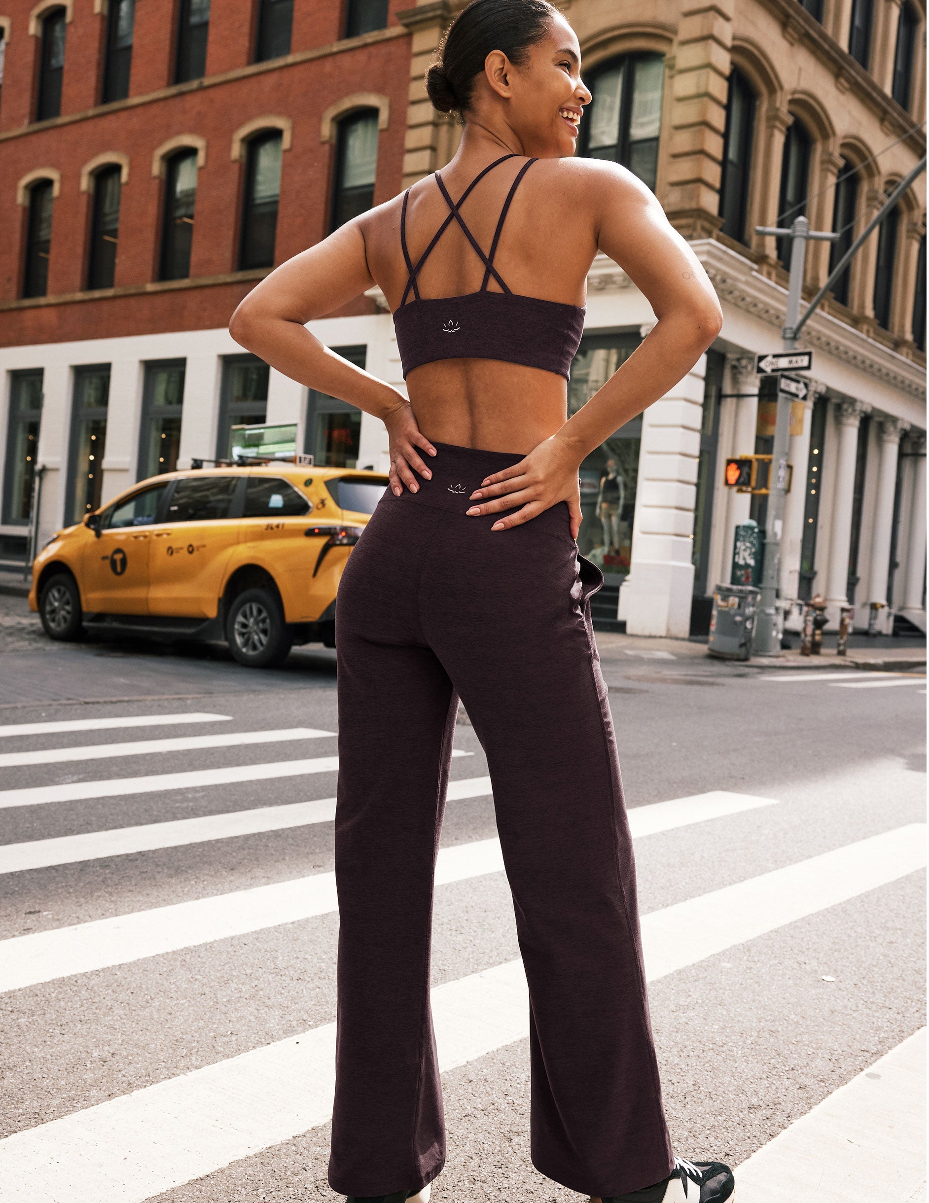 Spacedye V-Neck Crisscross Bra: Soft, Supportive, and Versatile Activewear Comfort