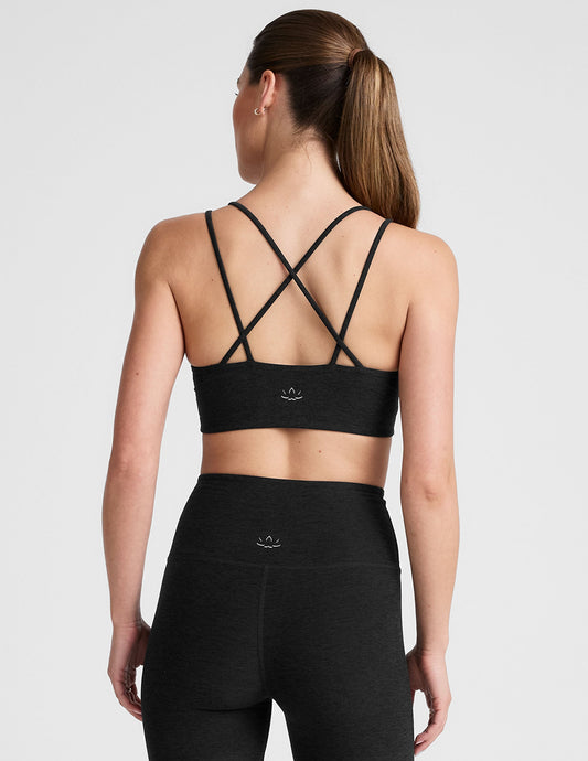 Beyond Yoga Spacedye V-Neck Bra with Crisscross Back Straps Medium Support