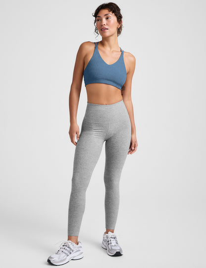 Beyond Yoga Spacedye V-Neck Crisscross Strap Sports Bra for Women