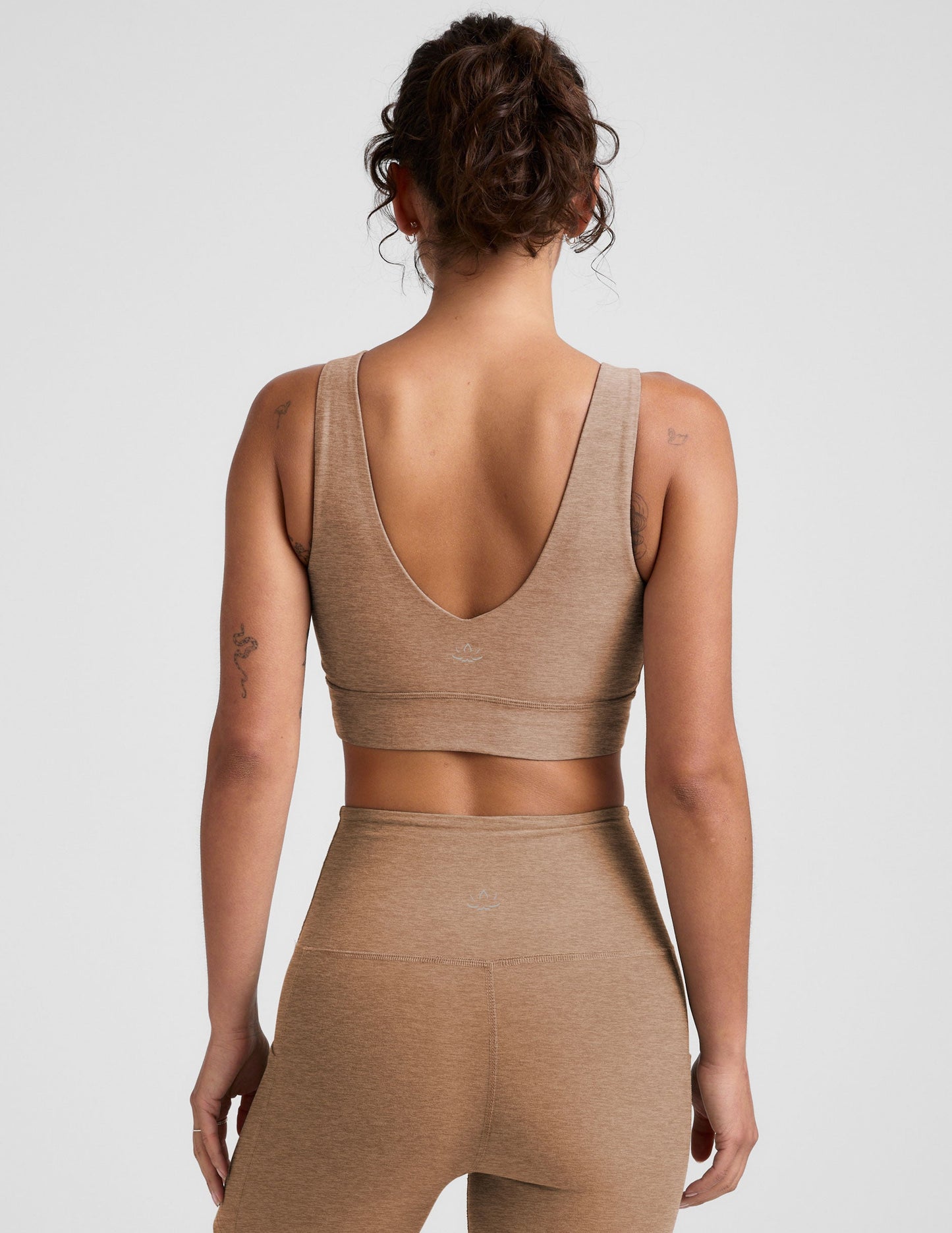 Ultimate Comfort Spacedye Deep V-Neck Long Line Bra: Everyday Softness & Support
