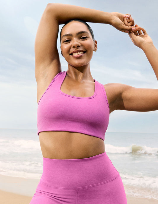 Beyond Yoga Spacedye Simplicity Bra: Racerback, Medium Support, 2-Inch Hemband
