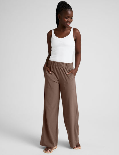 Beyond Yoga Impulse Ribbed V-Neck Tank Top: Supportive Built-In Bra, Moisture-Wicking Comfort