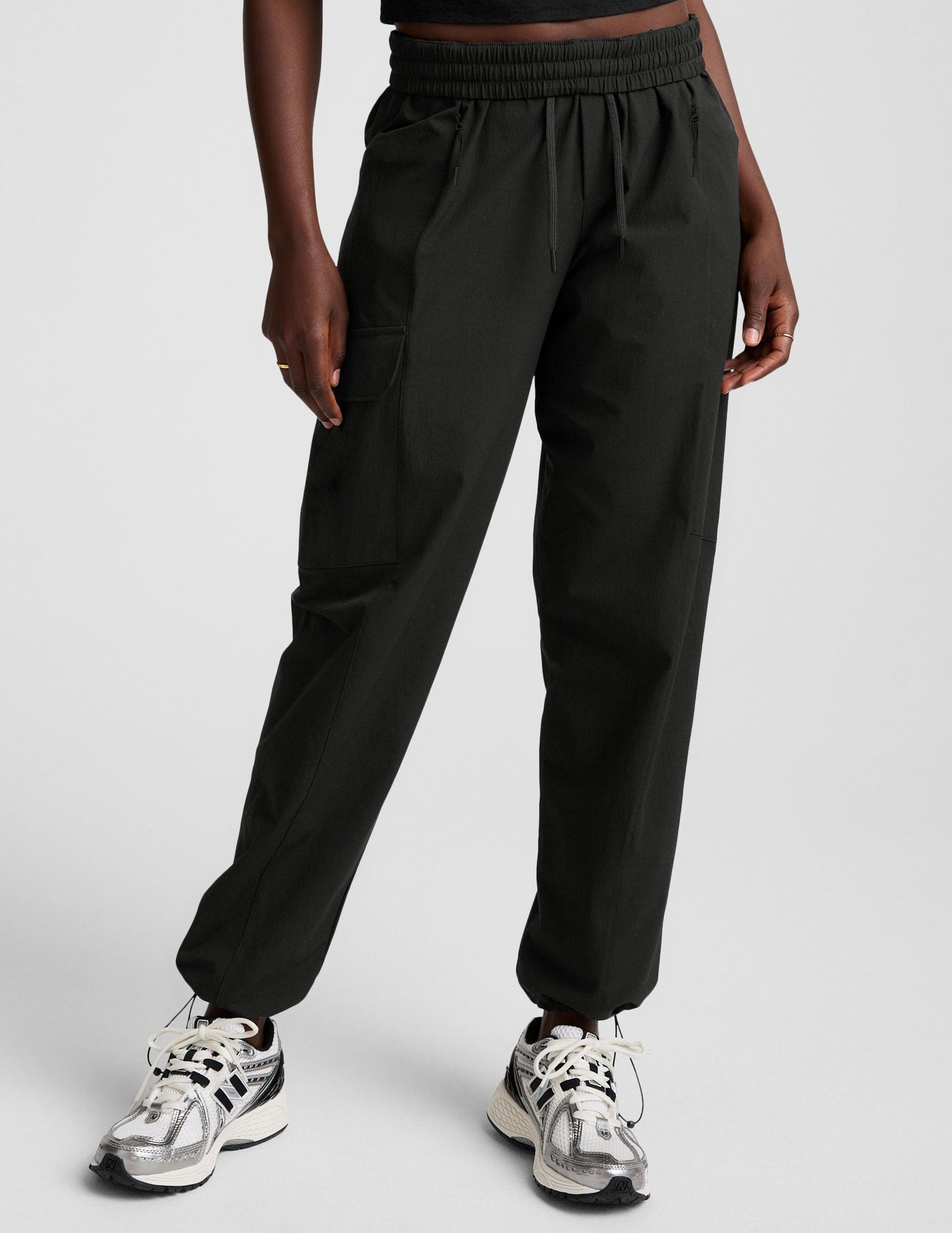 Comfortable Women's Mid-Rise Cargo Pant with Adjustable Hem and Secure Pockets