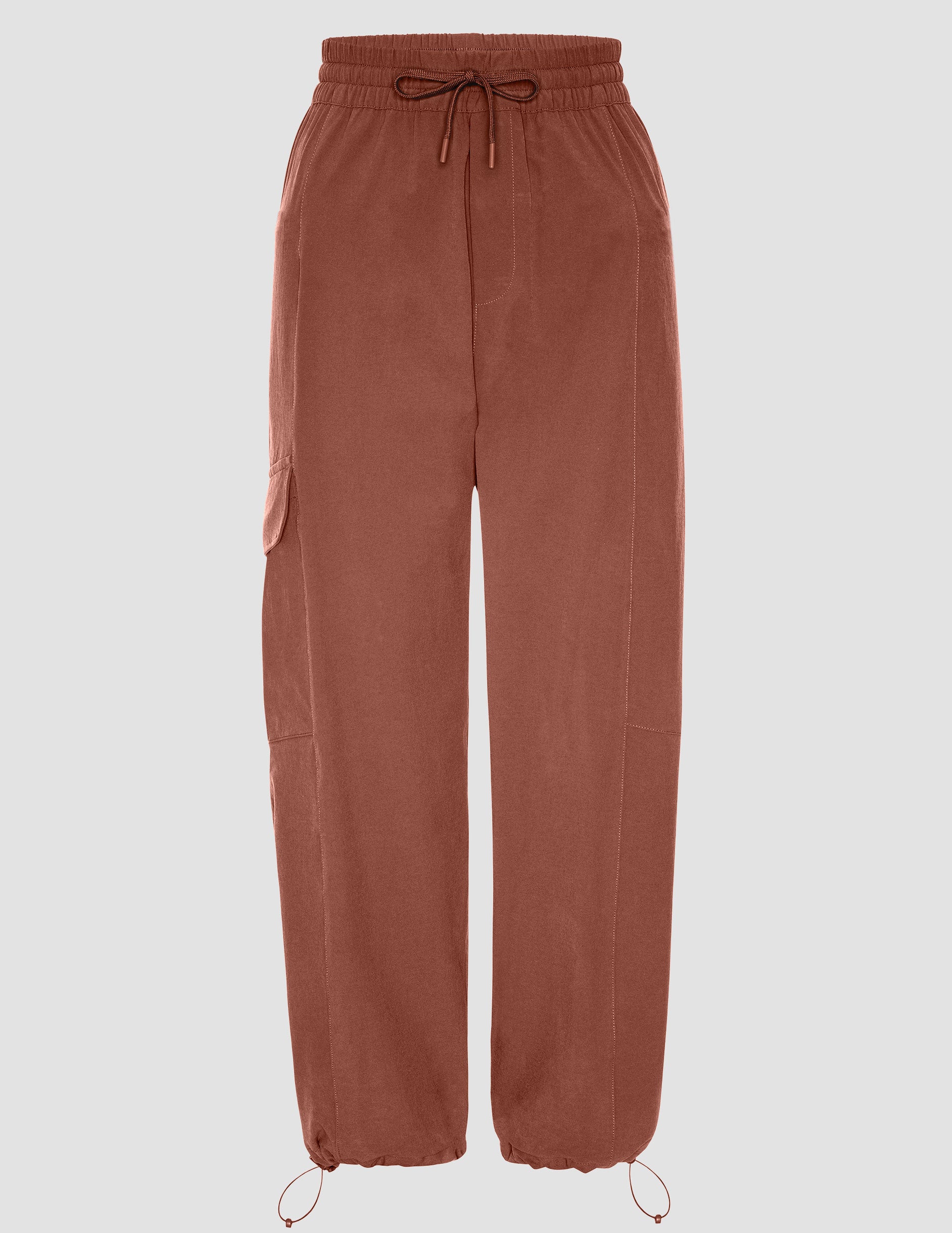 Effortlessly Cool Women's Relaxed Fit Cargo Peak Pants with Adjustable Hem